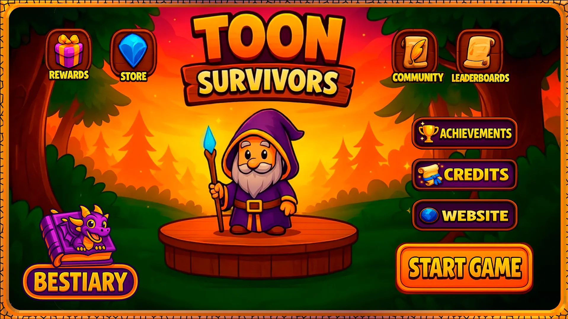 Toon Survivors key art